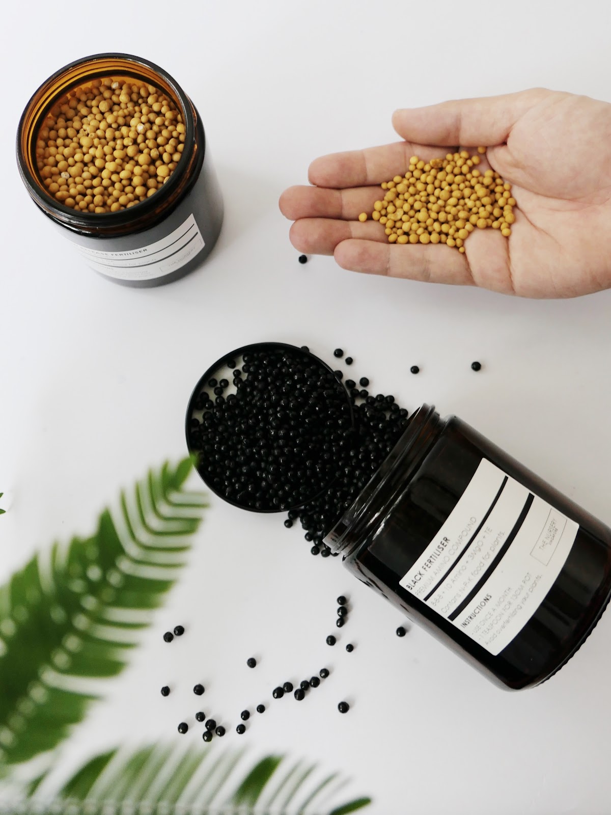 The Nursery Glass Bottle Fertiliser - Amino Compound Black Fertiliser