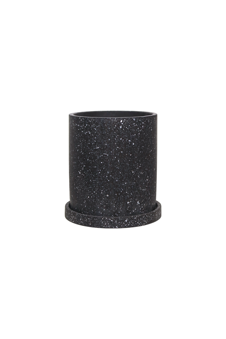 MOTT Terrazzo Pot  W17cm (Black)